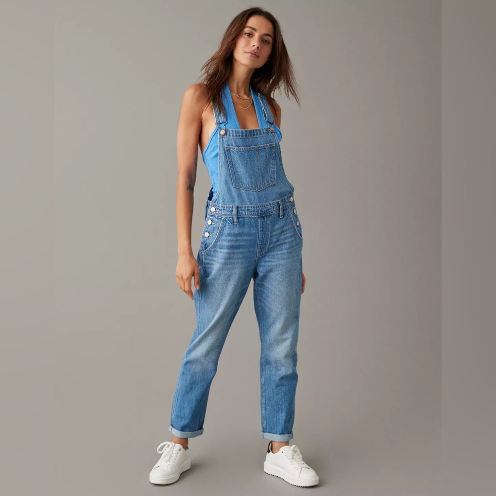 🛍️ AE American Eagle Denim Tomgirl Overall - Size XXS